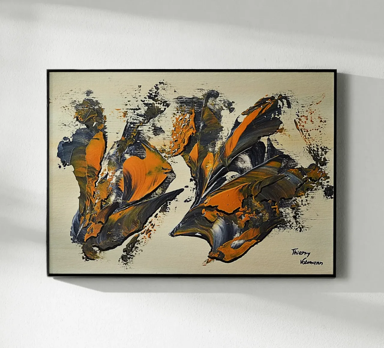 MESSAGE FROM THE HEART 23 plexiglass da Thierry Vobmann Abstract painting