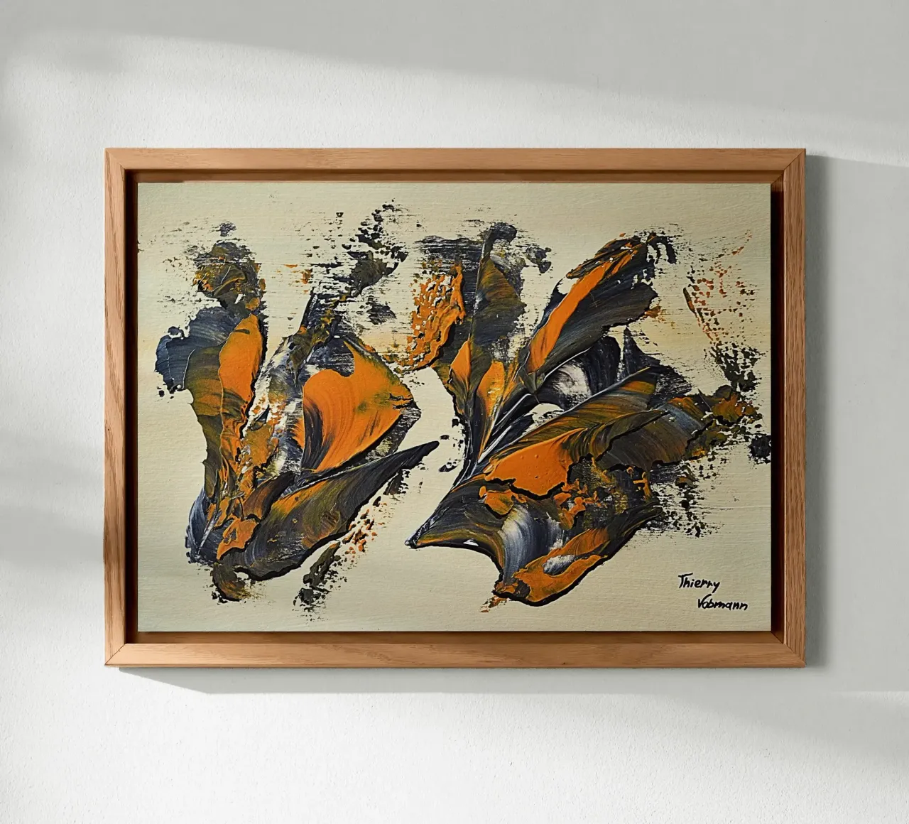 MESSAGE FROM THE HEART 23 aluminio dibond de Thierry Vobmann Abstract painting