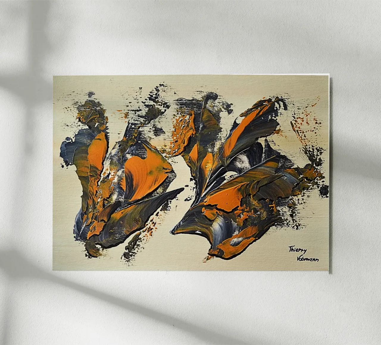 MESSAGE FROM THE HEART 23 alluminio dibond da Thierry Vobmann Abstract painting