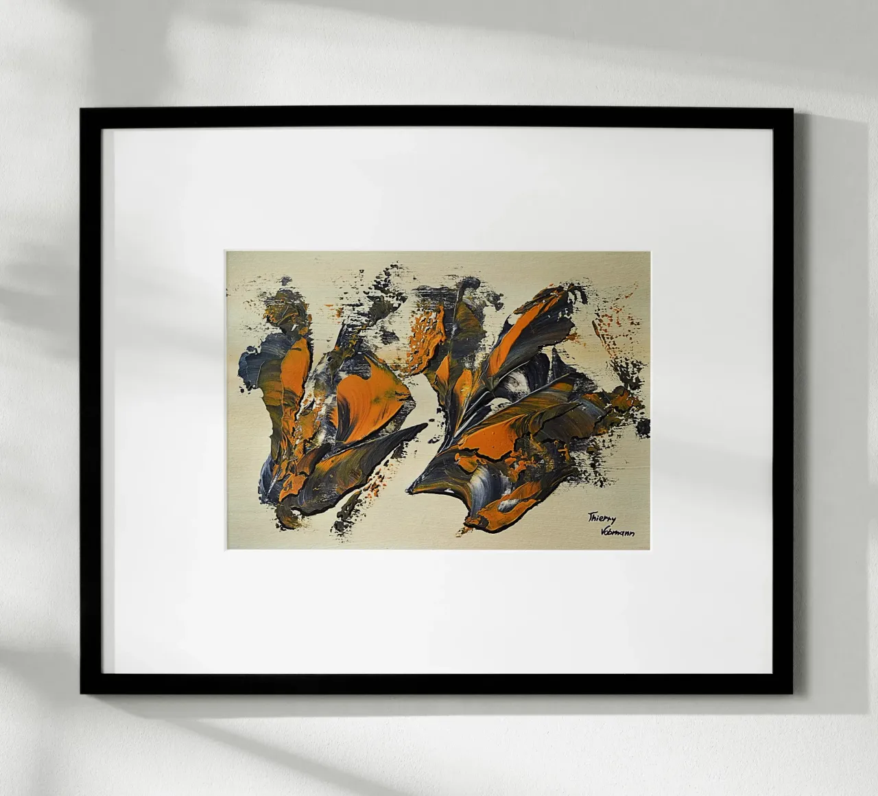 MESSAGE FROM THE HEART 23 hahnemühle van Thierry Vobmann Abstract painting