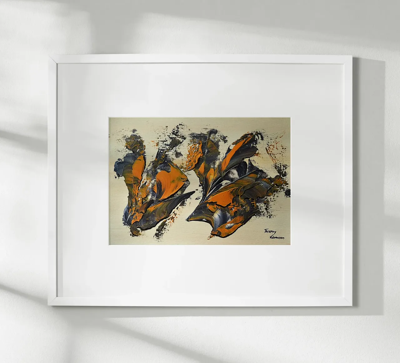 MESSAGE FROM THE HEART 23 poster da Thierry Vobmann Abstract painting