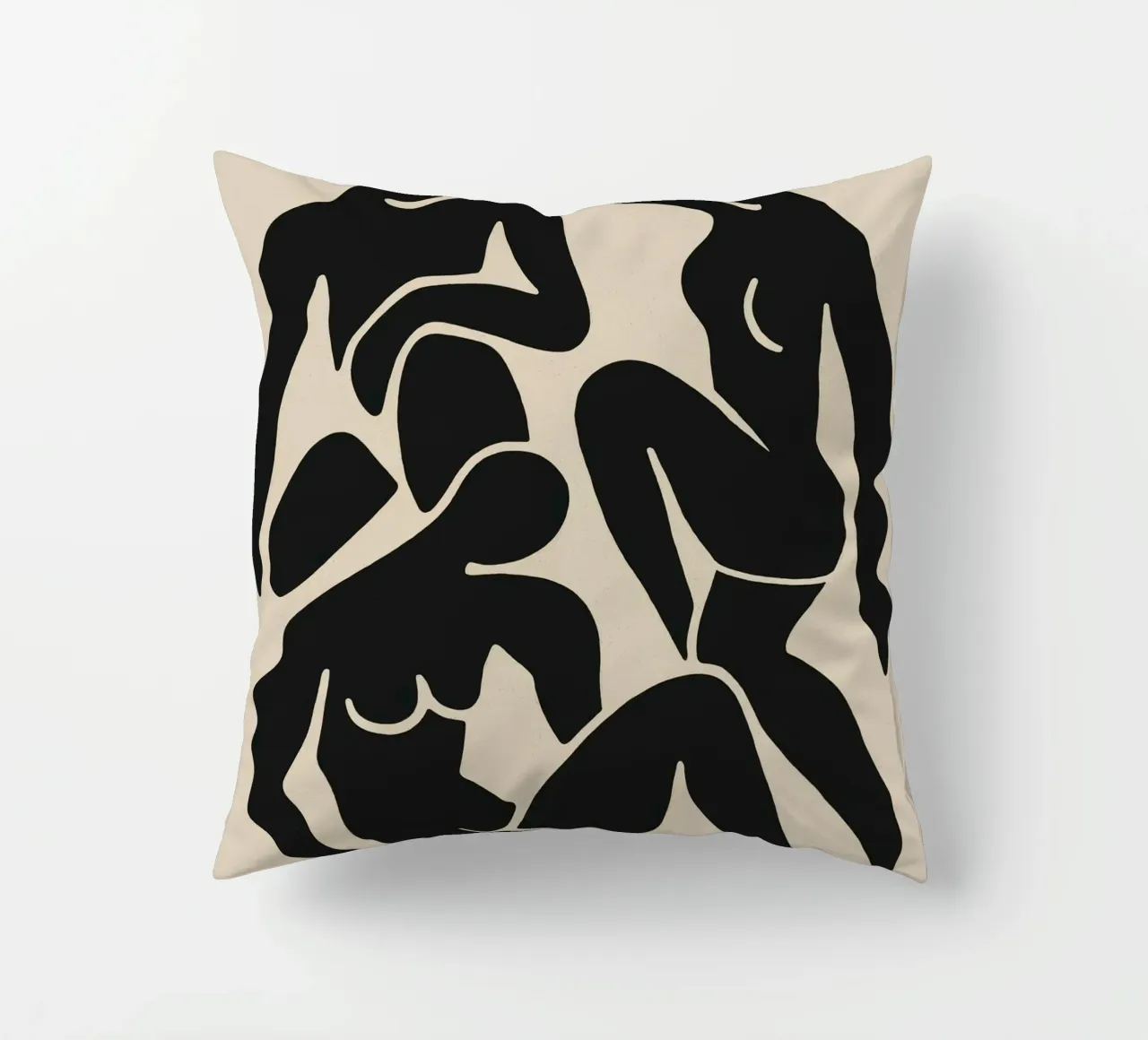 Shape Poem (Light Background) cuscino da treechild