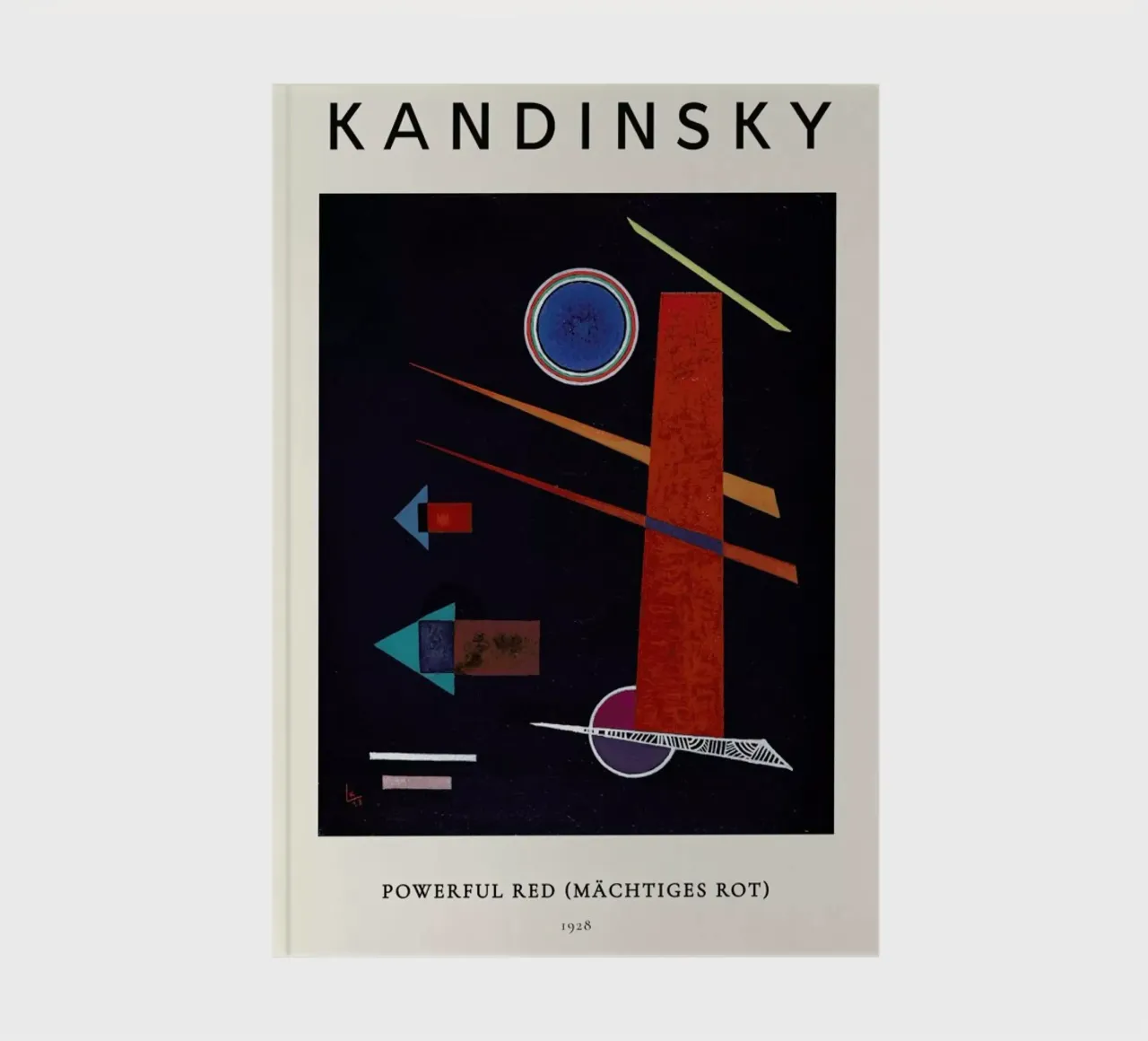 Kandinsky - Powerful Red (Mächtiges Rot) notebook by ARTOTHEK