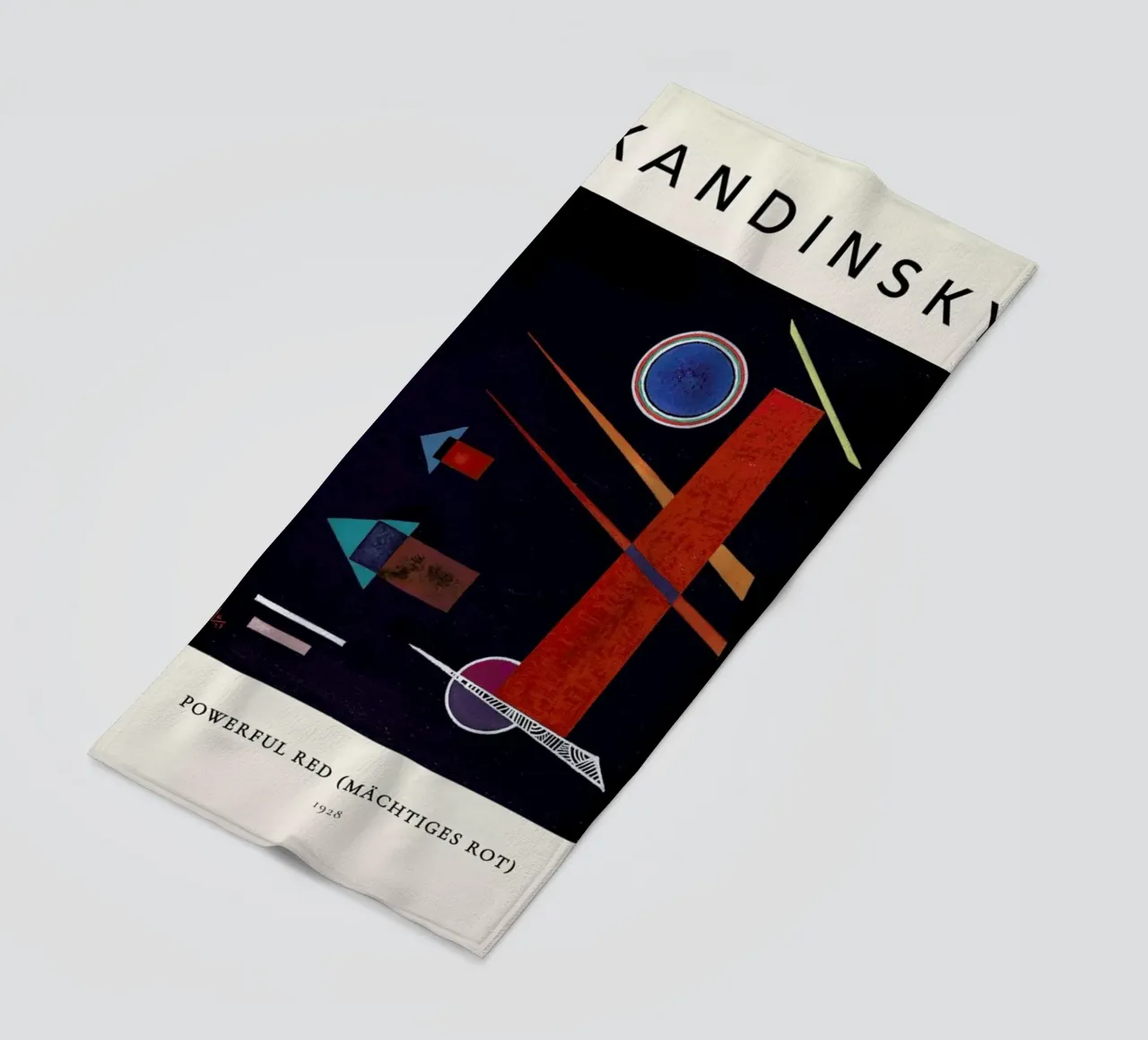 Kandinsky - Powerful Red (Mächtiges Rot) telo mare da ARTOTHEK