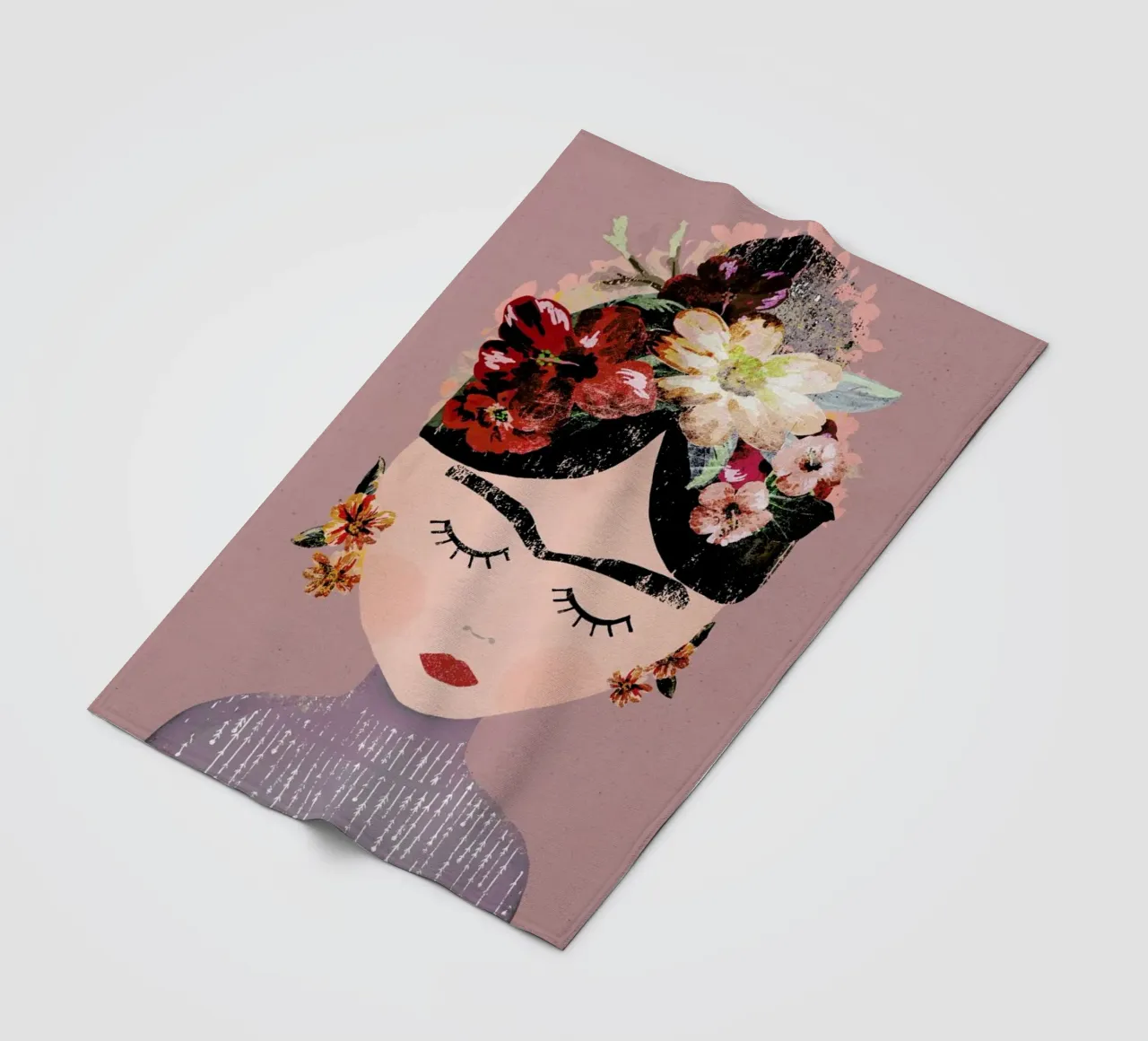 Frida (Pastel) fleecedeken van treechild