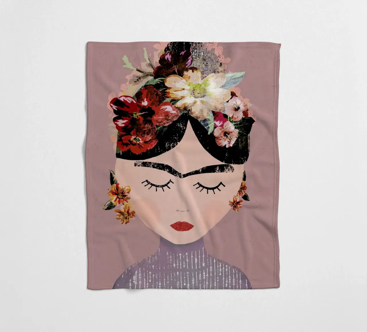 Frida (Pastel) fleecedeken van treechild