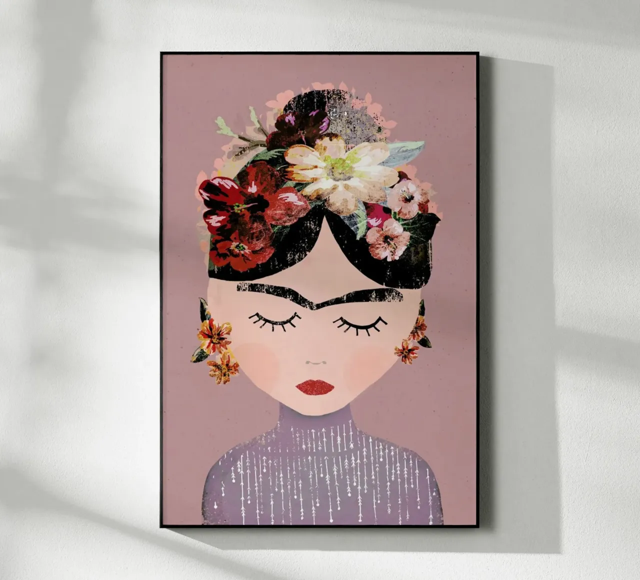 Frida (Pastel) acryl van treechild