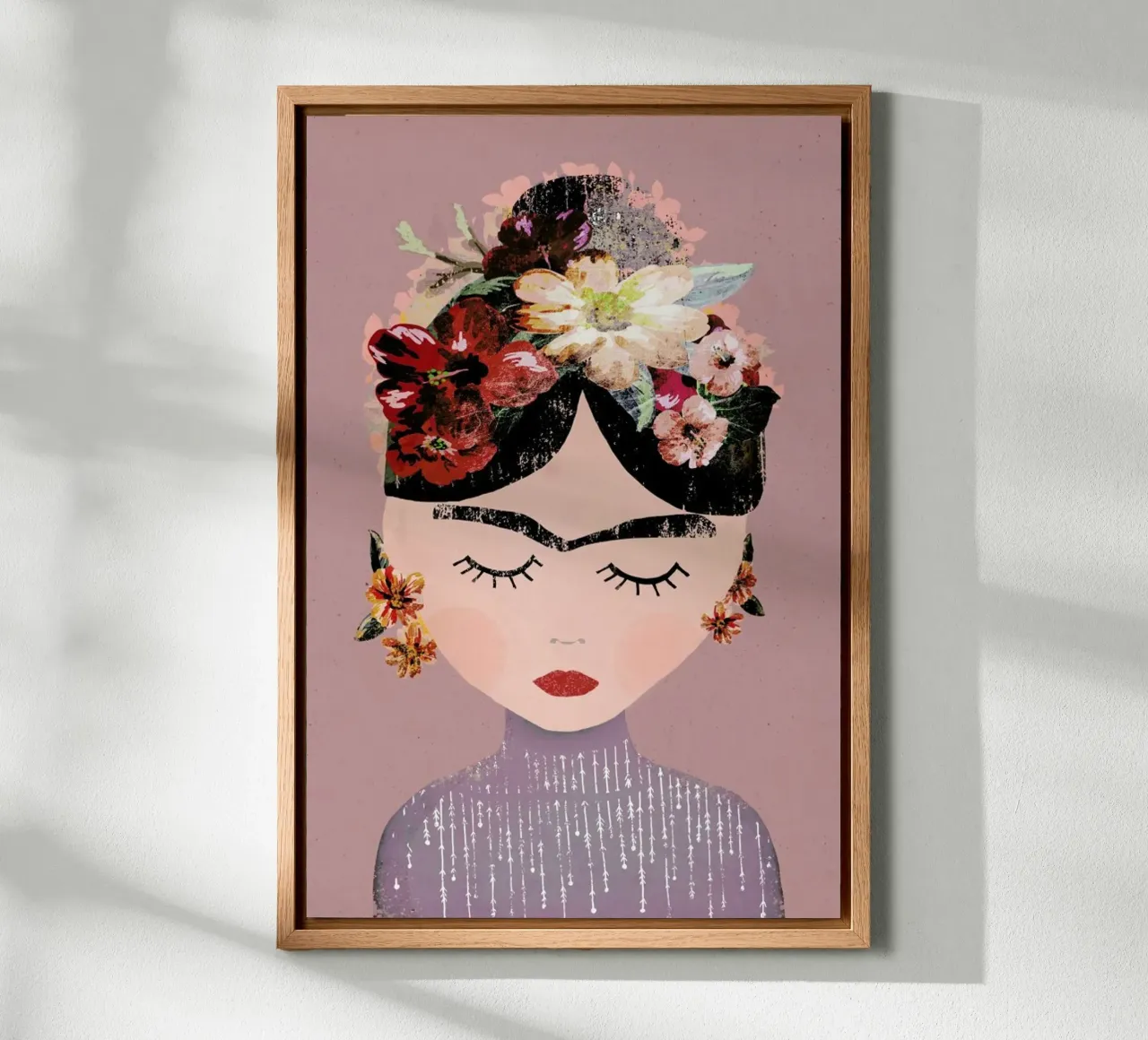 Frida (Pastel) canvas van treechild