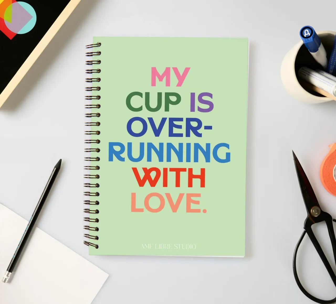 🦁 spiral notebook by MENTHE SAUVAGE