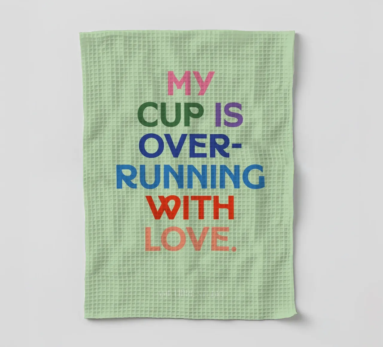 🦁 torchon de MENTHE SAUVAGE