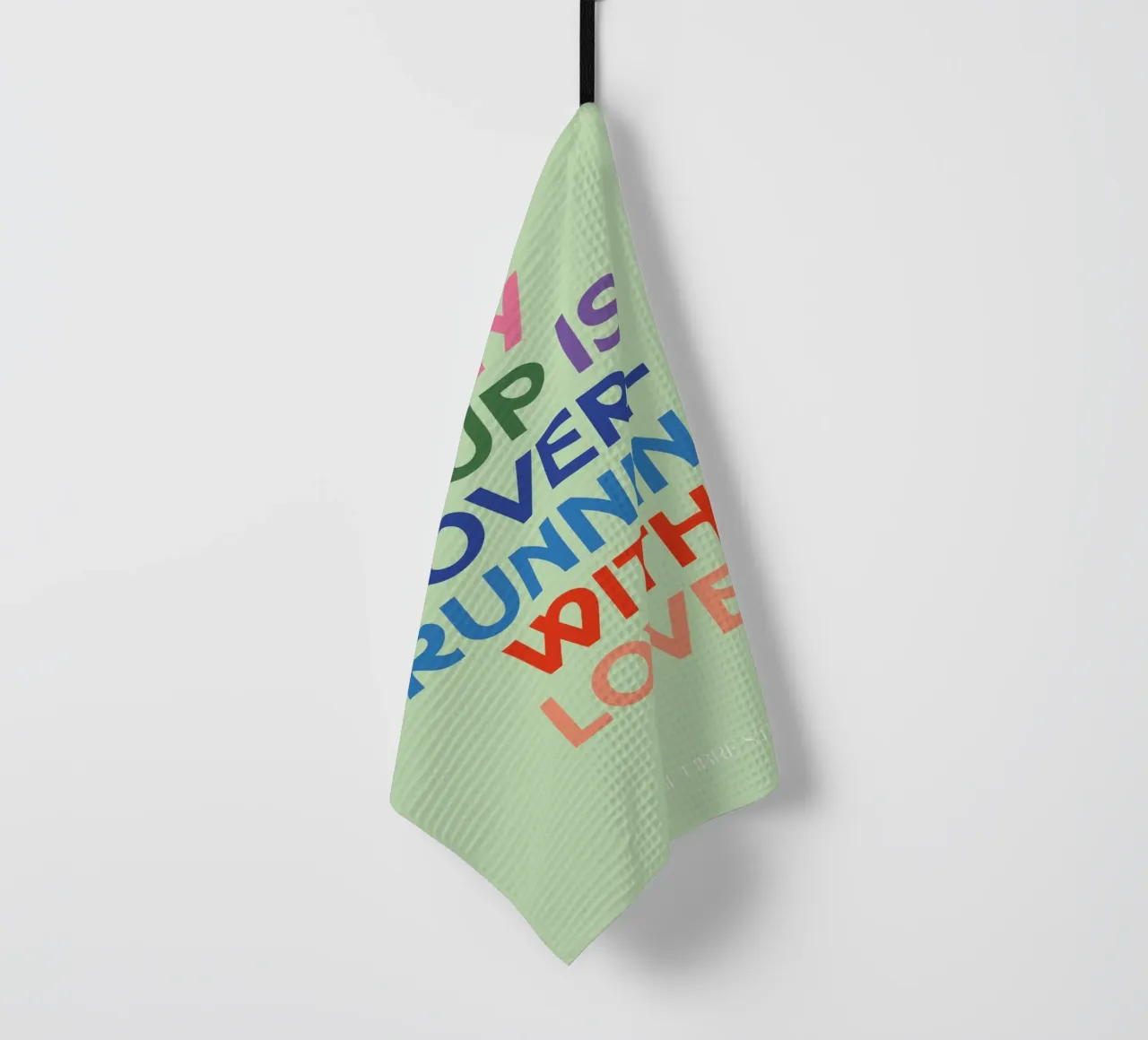 🦁 torchon de MENTHE SAUVAGE