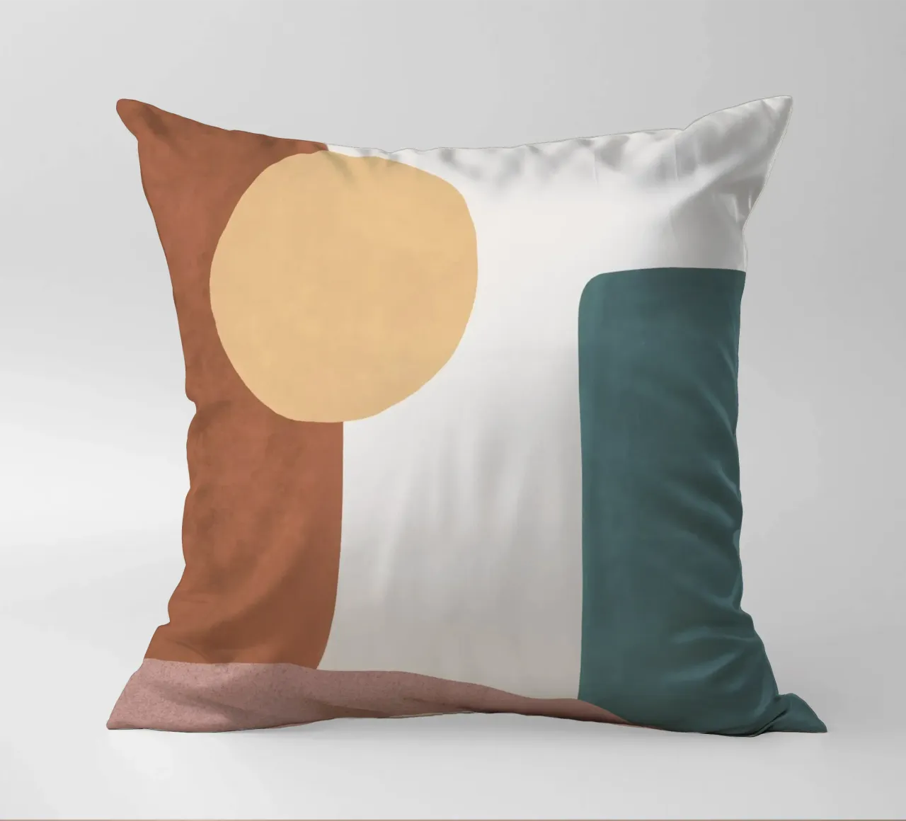 Terra astratta 1-1 - Forme dipinte cuscino da MoonlightPrint