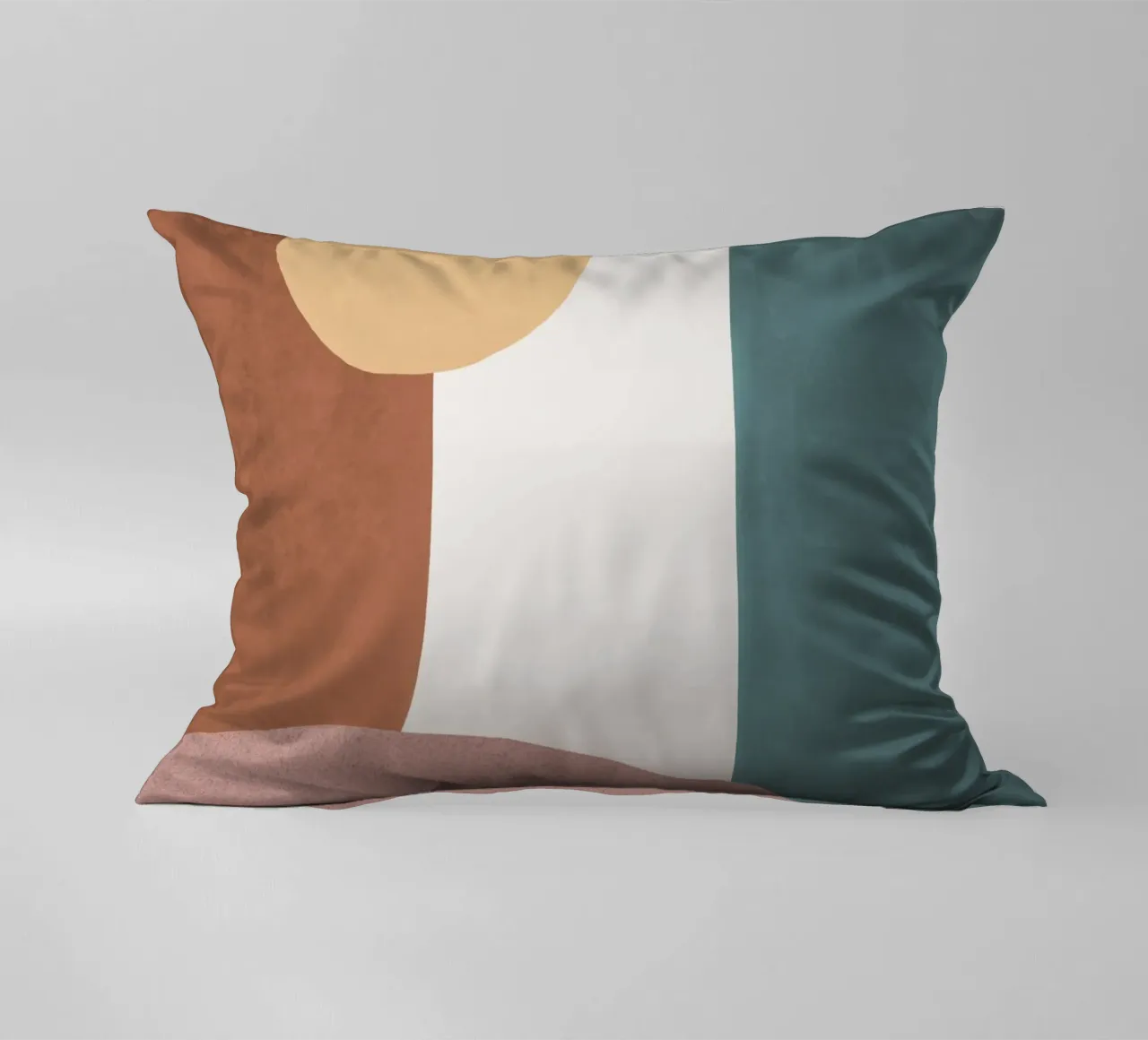Terra astratta 1-1 - Forme dipinte cuscino da MoonlightPrint