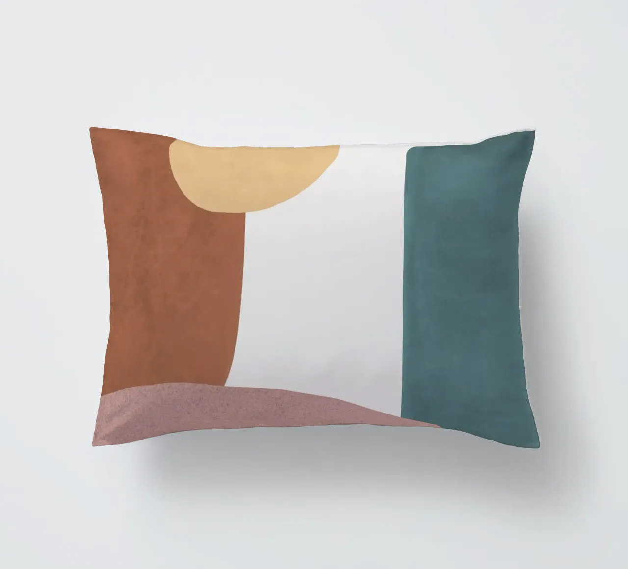 Terra astratta 1-1 - Forme dipinte cuscino da MoonlightPrint