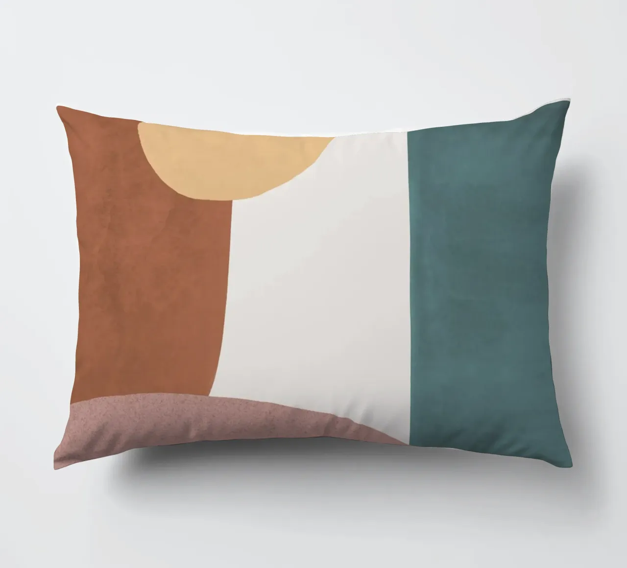 Terra astratta 1-1 - Forme dipinte cuscino da MoonlightPrint