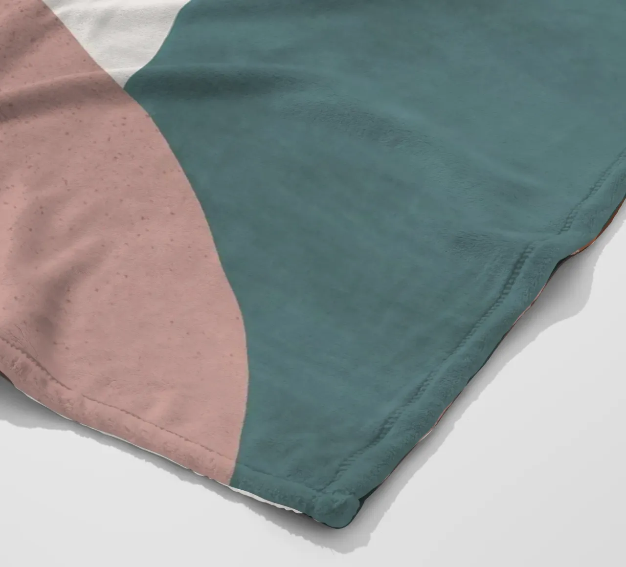Abstract Earth 1-1 - Painted Shapes fleece blanket by MoonlightPrint