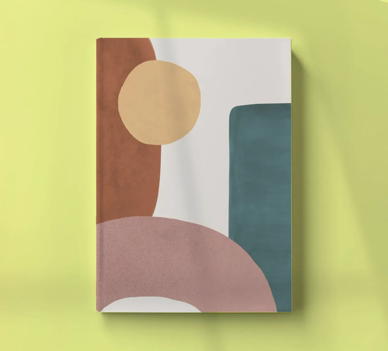 Abstract Earth 1-1 - Painted Shapes notebook by MoonlightPrint