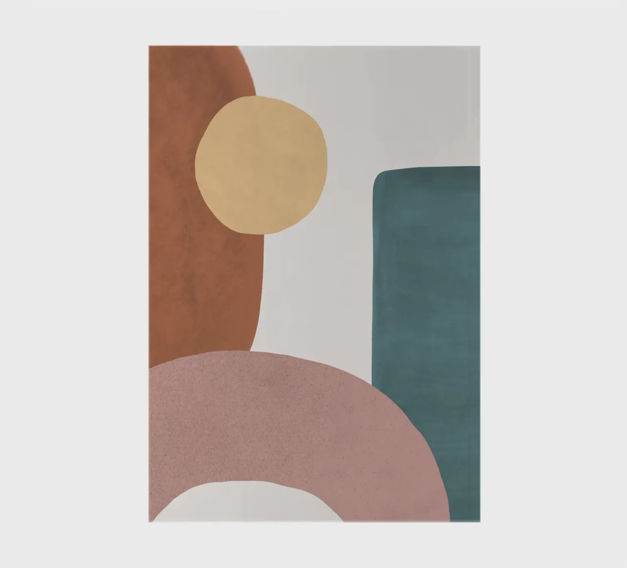 Abstract Earth 1-1 - Painted Shapes notebook by MoonlightPrint