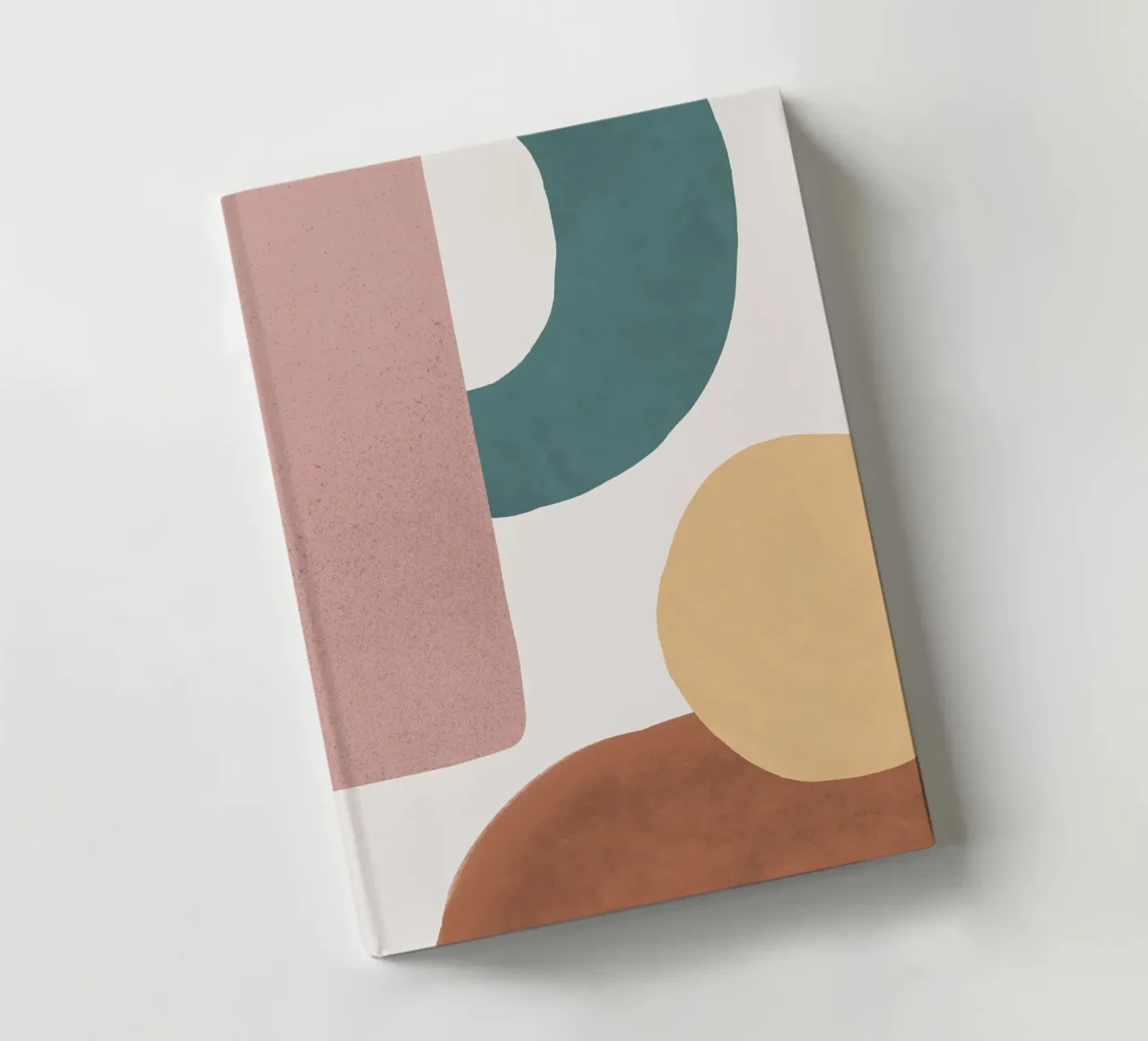 Abstract Earth 1-2 - Painted Shapes notebook by MoonlightPrint