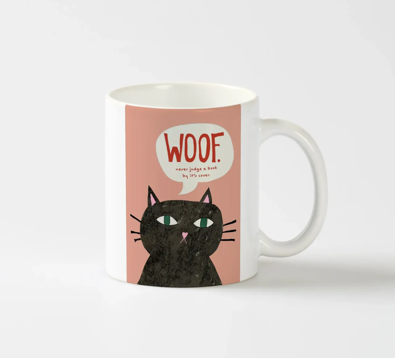Never judge a book by its cover tazza in ceramica da thesoulhugclub