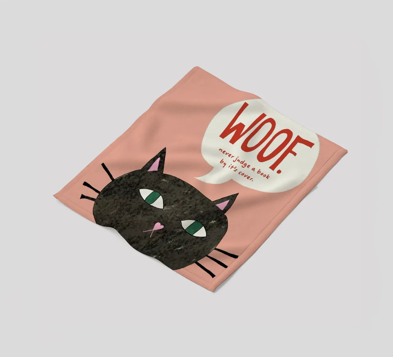 Never judge a book by its cover coperta in pile da thesoulhugclub