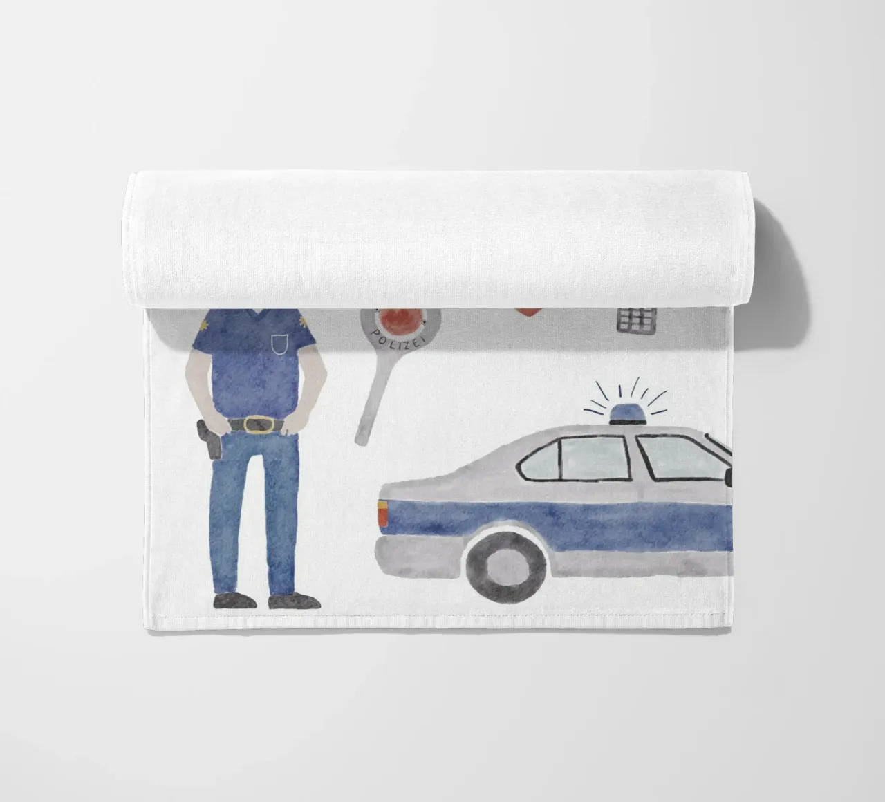 Polizei telo mare da herzundpapier