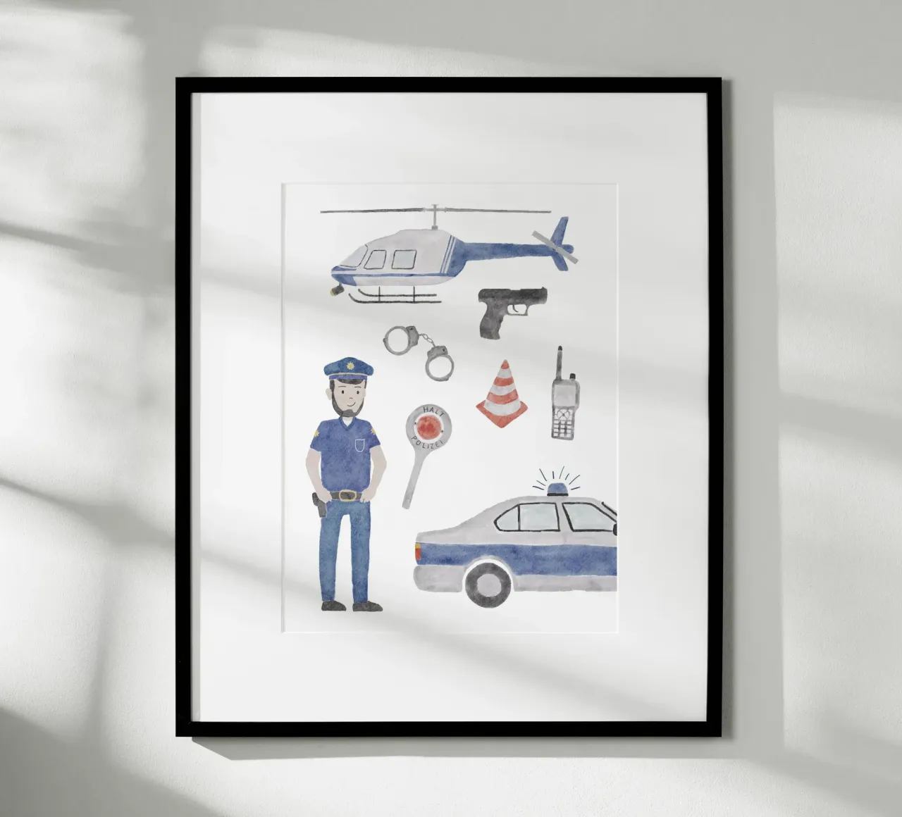 Polizei poster by herzundpapier