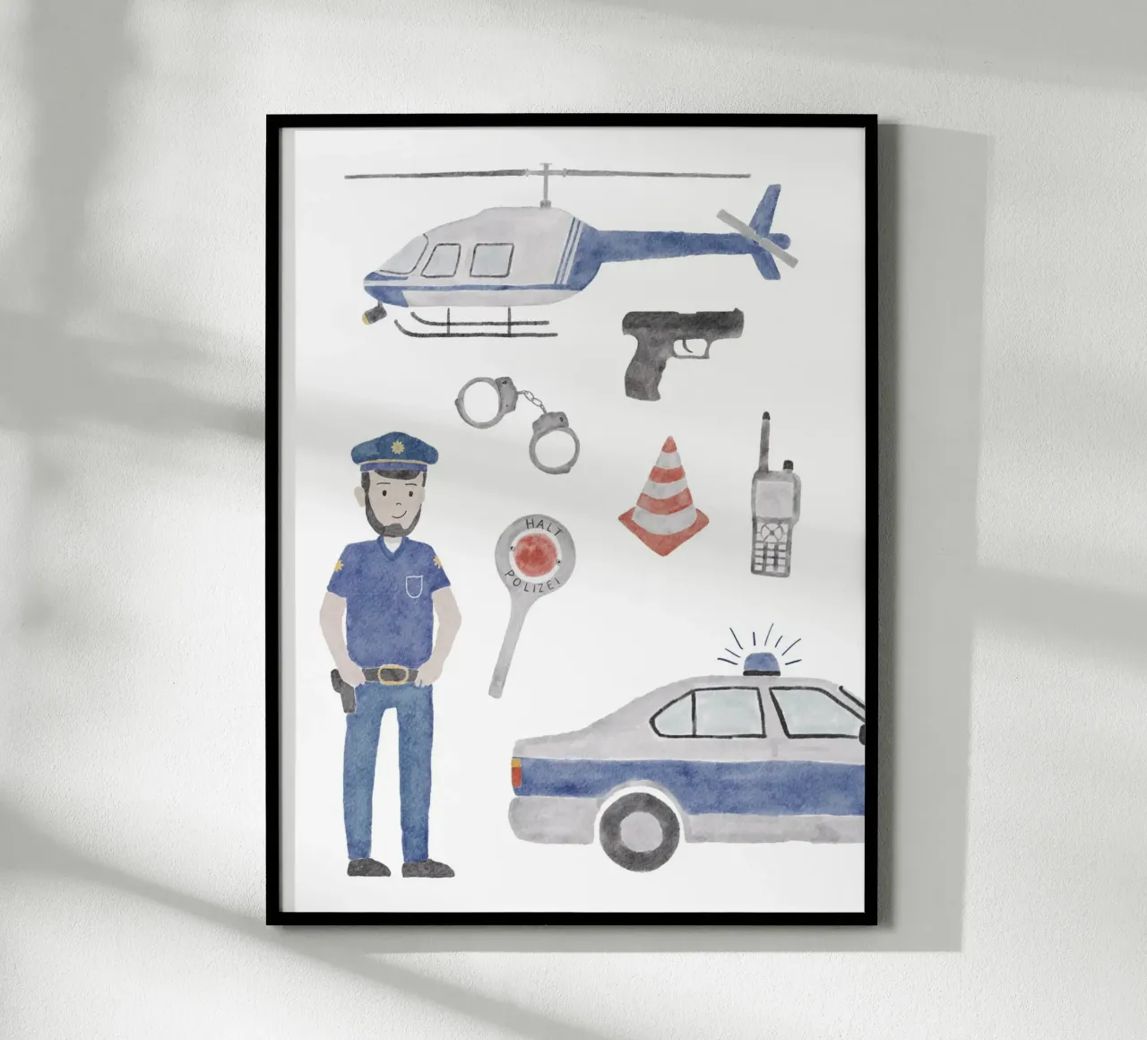 Polizei poster by herzundpapier