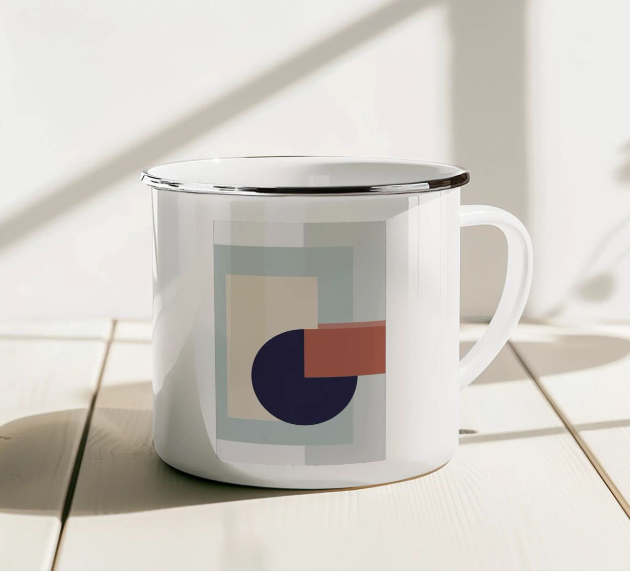 Geo 2 tazza in smalto da 170QM