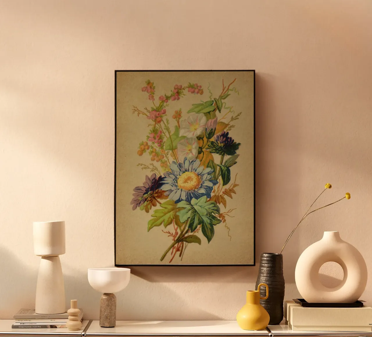 Bouquet no. 5 alluminio dibond da vintagebotanics