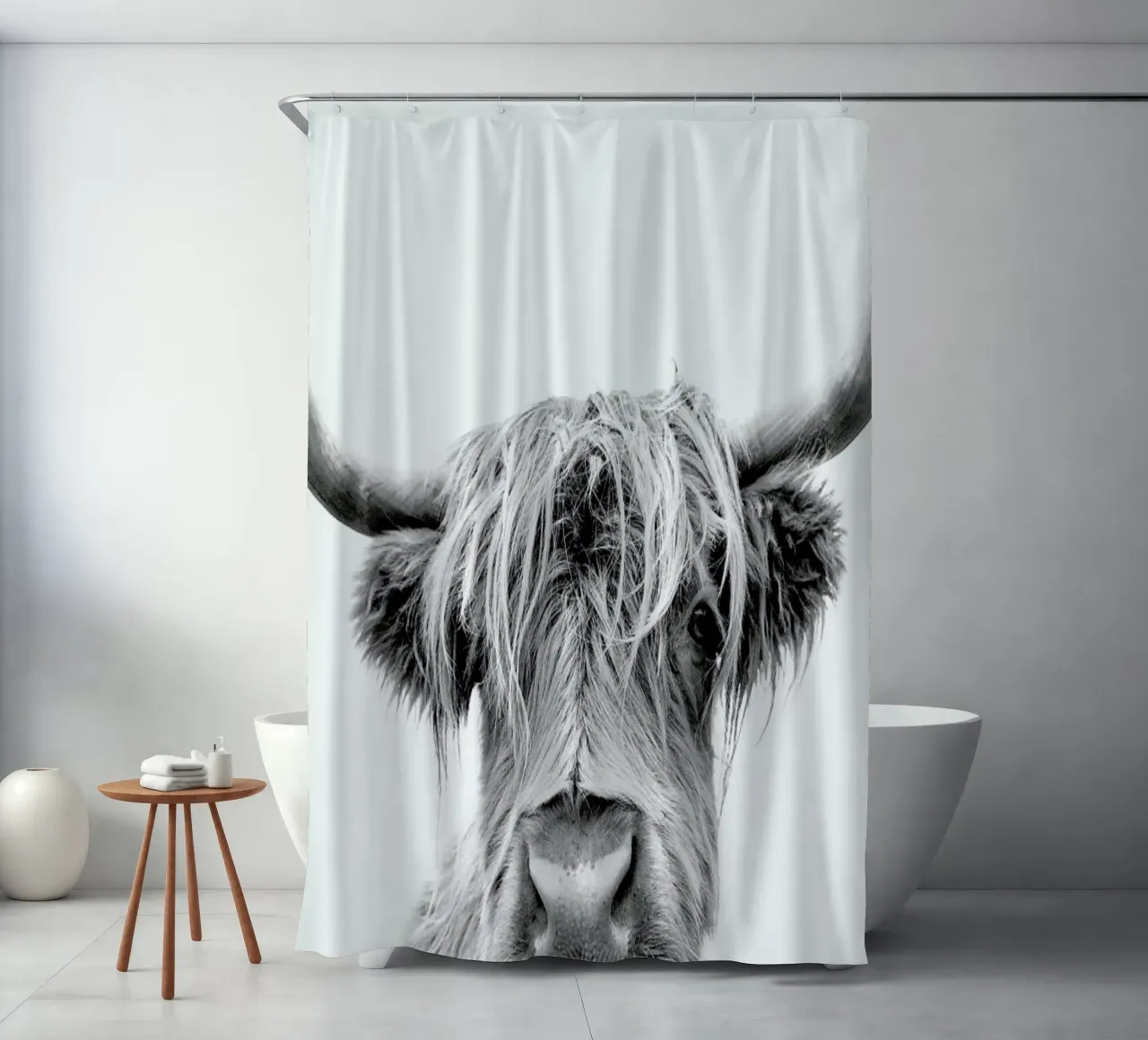 Beneath Raised Brows Duschvorhang von Natural Kingdom