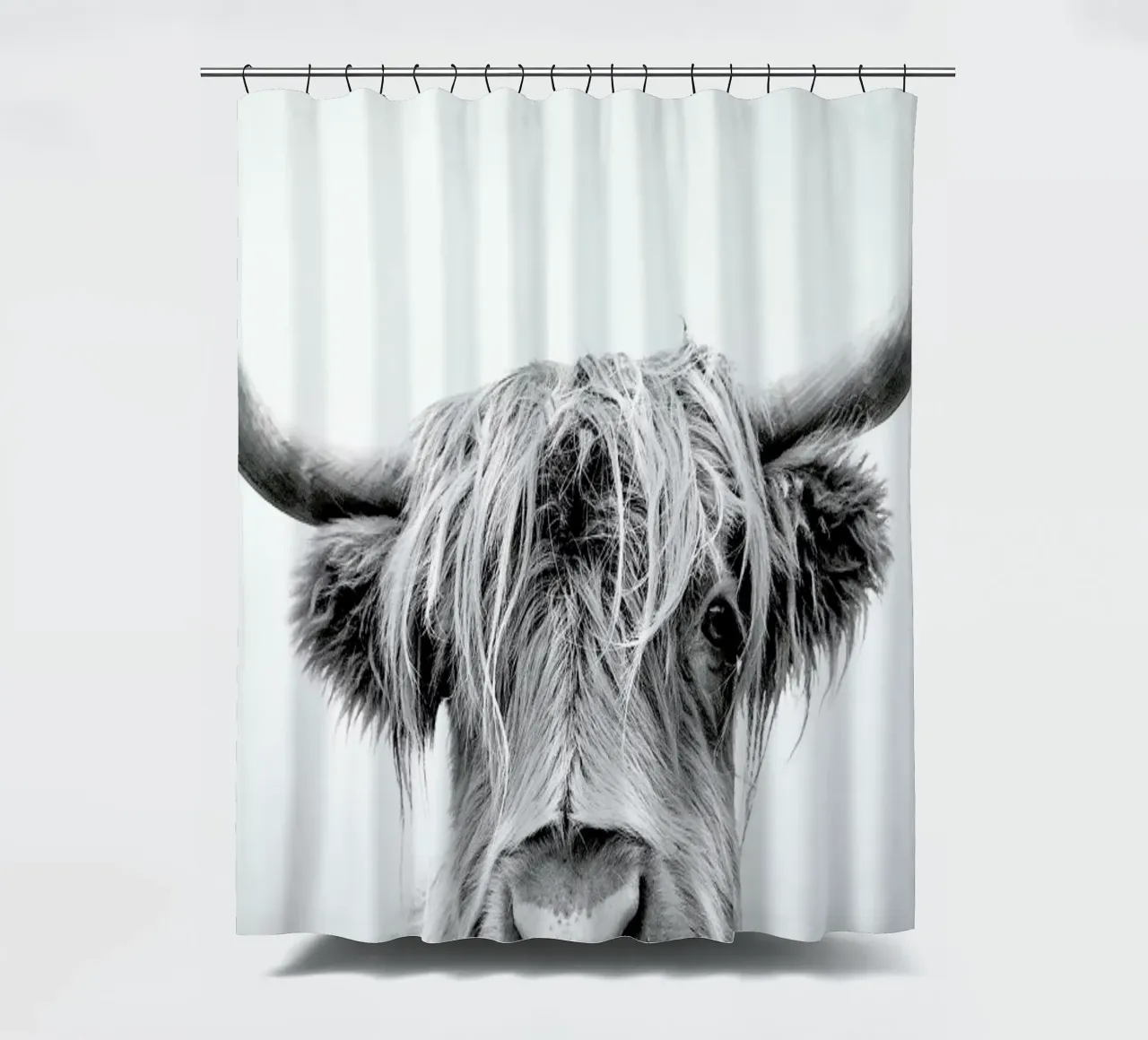 Beneath Raised Brows Duschvorhang von Natural Kingdom