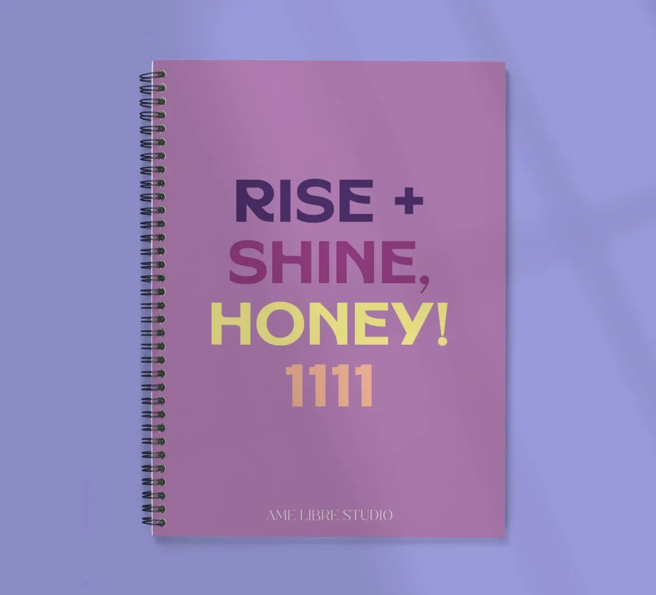 🧡 spiral notebook by MENTHE SAUVAGE