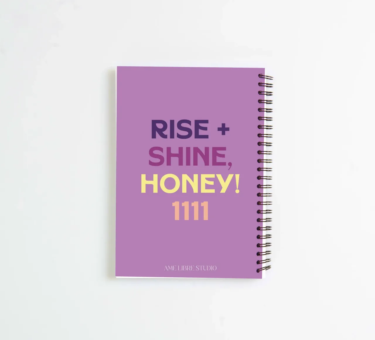 🧡 spiral notebook by MENTHE SAUVAGE