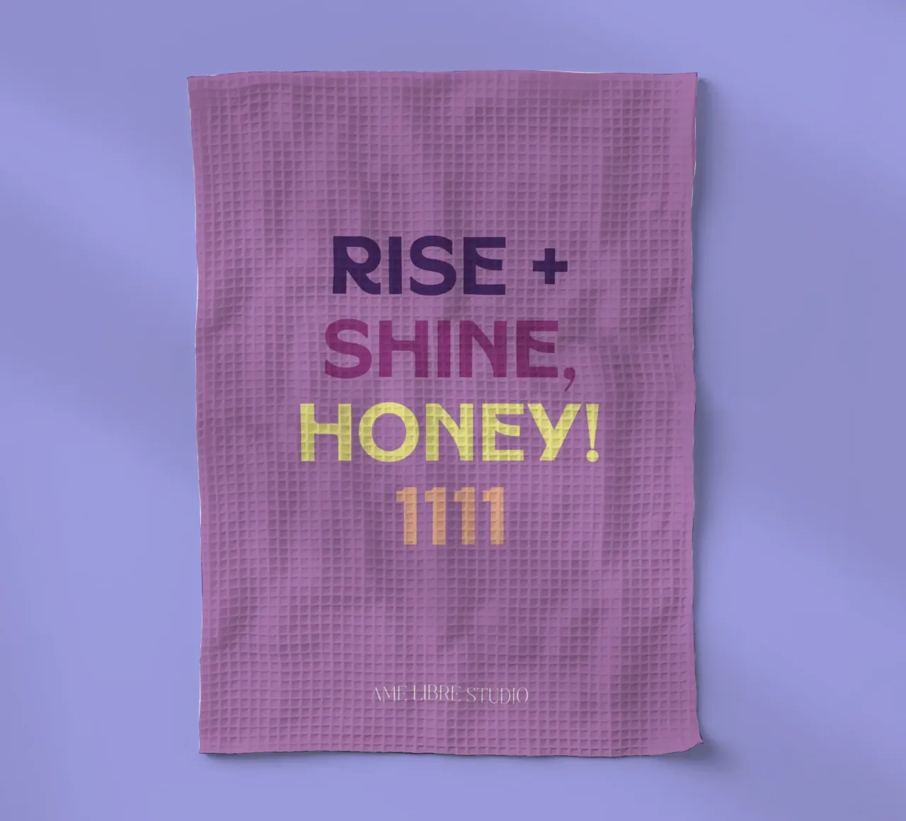 🧡 torchon de MENTHE SAUVAGE