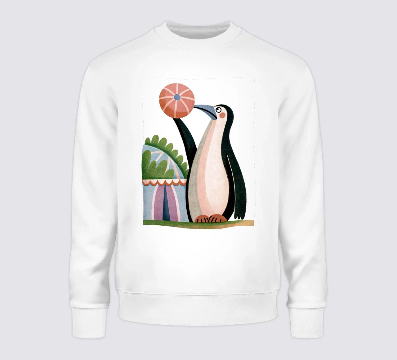 Un buffo pinguino felpa da BABY ART PRINTS