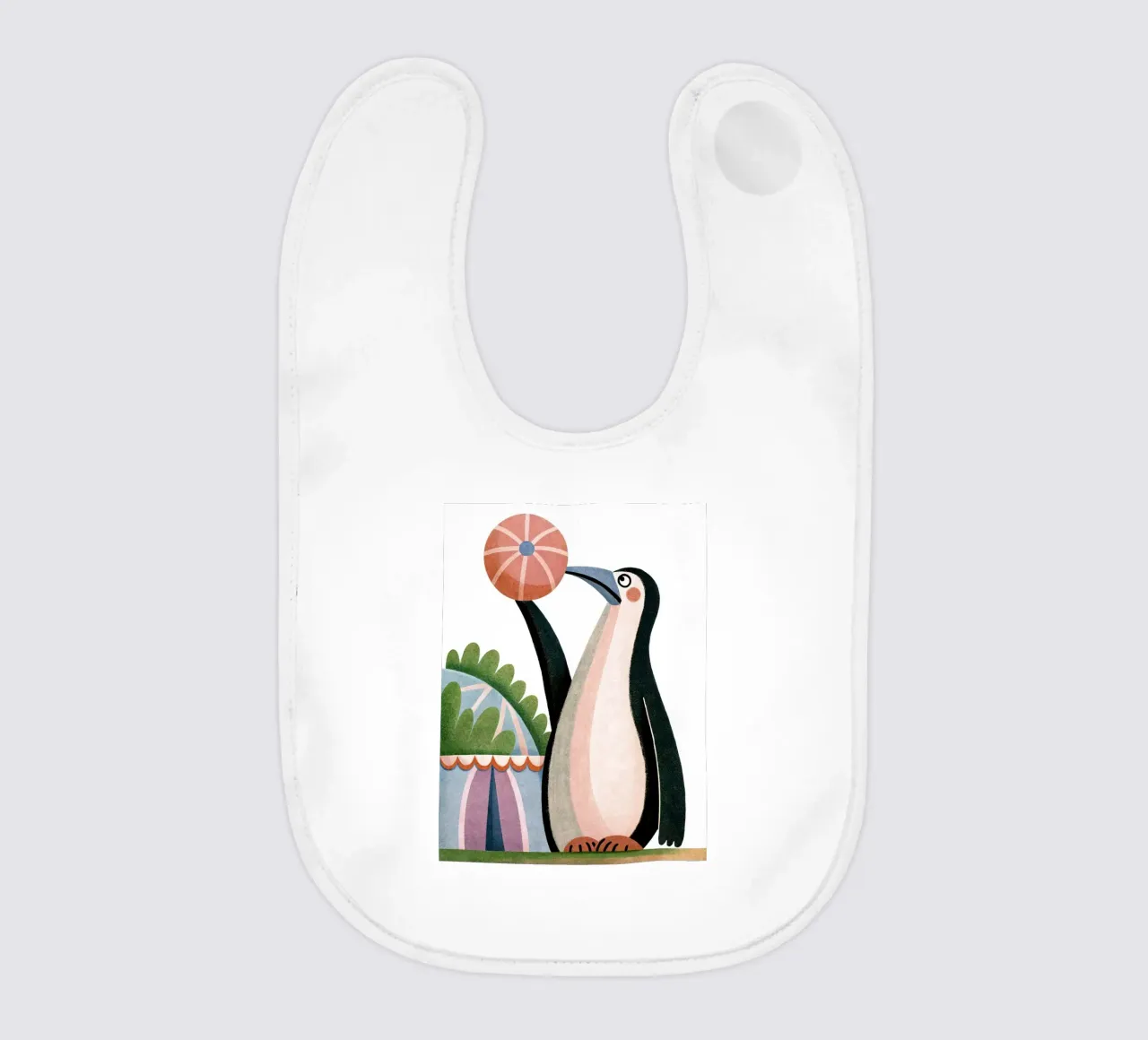 Un buffo pinguino bavaglino da 🐹 BABY ART PRINTS