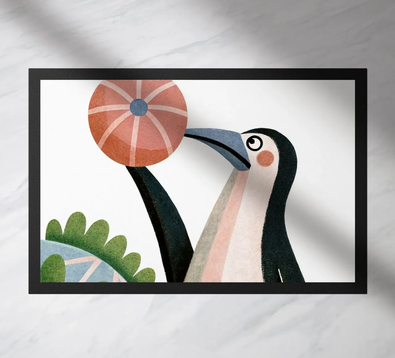 Un buffo pinguino zerbino da BABY ART PRINTS