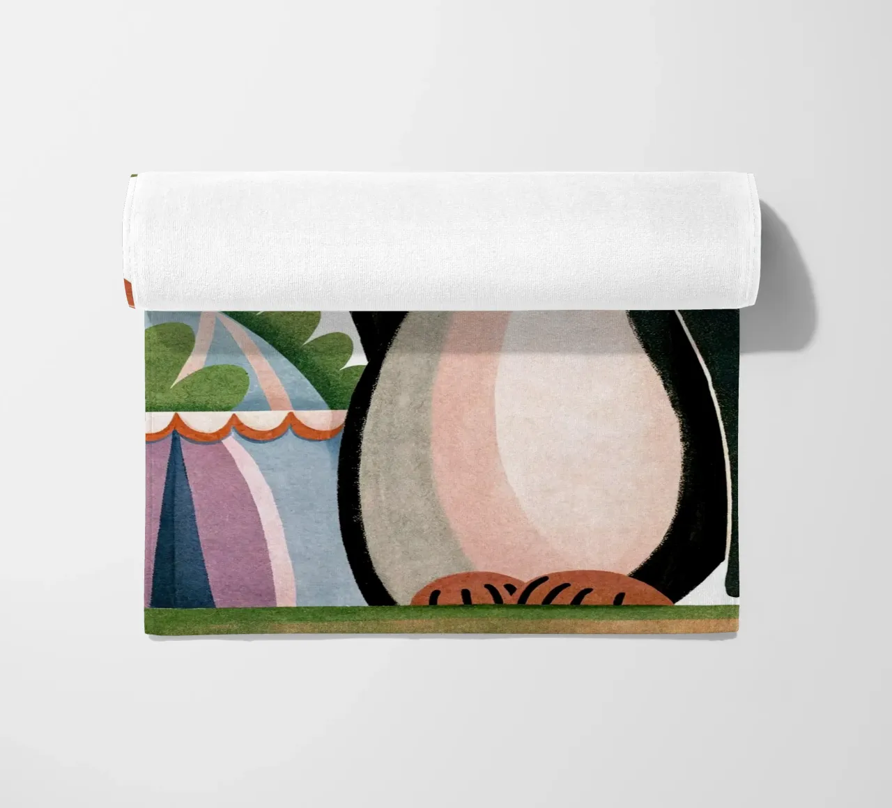 Un buffo pinguino telo mare da 🐹 BABY ART PRINTS