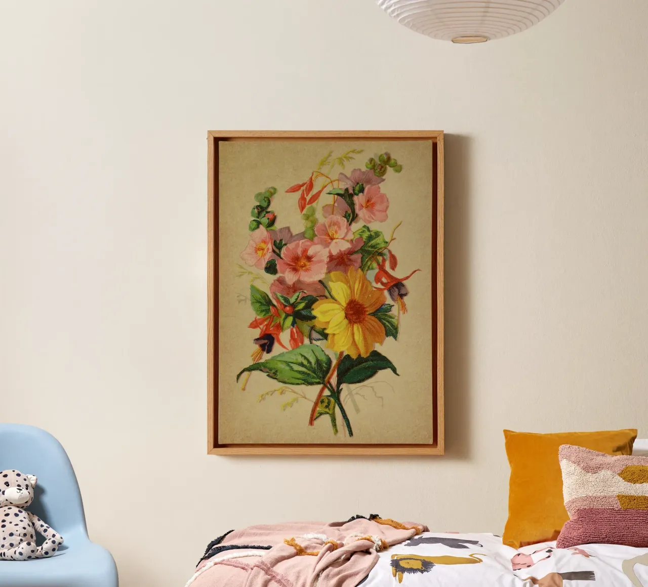 Bouquet no. 8 tela da vintagebotanics