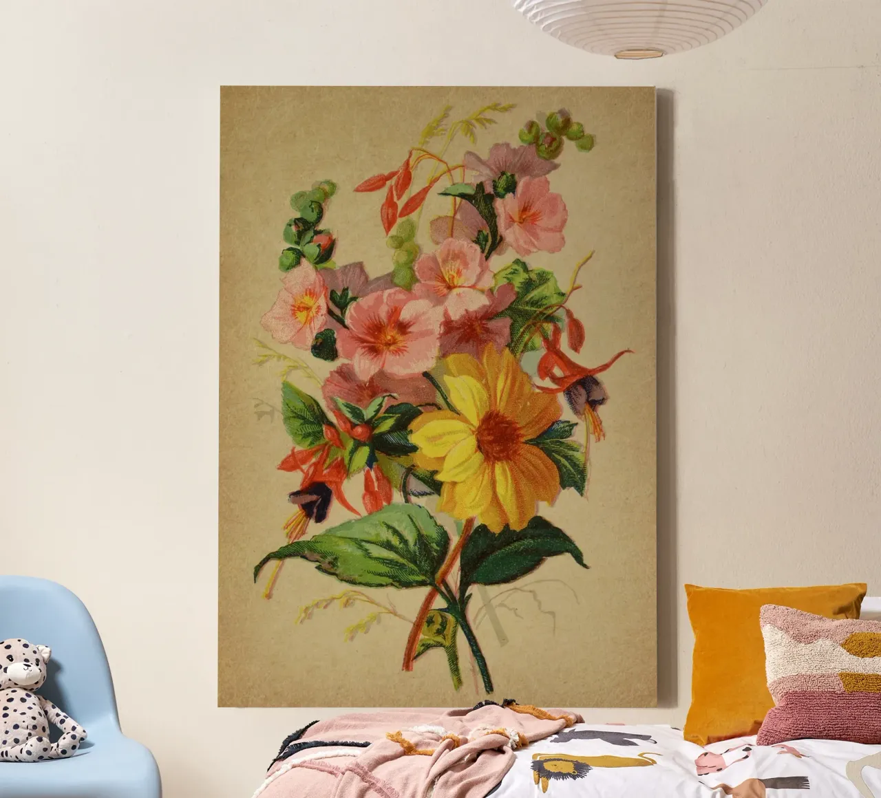 Bouquet no. 8 tela da vintagebotanics