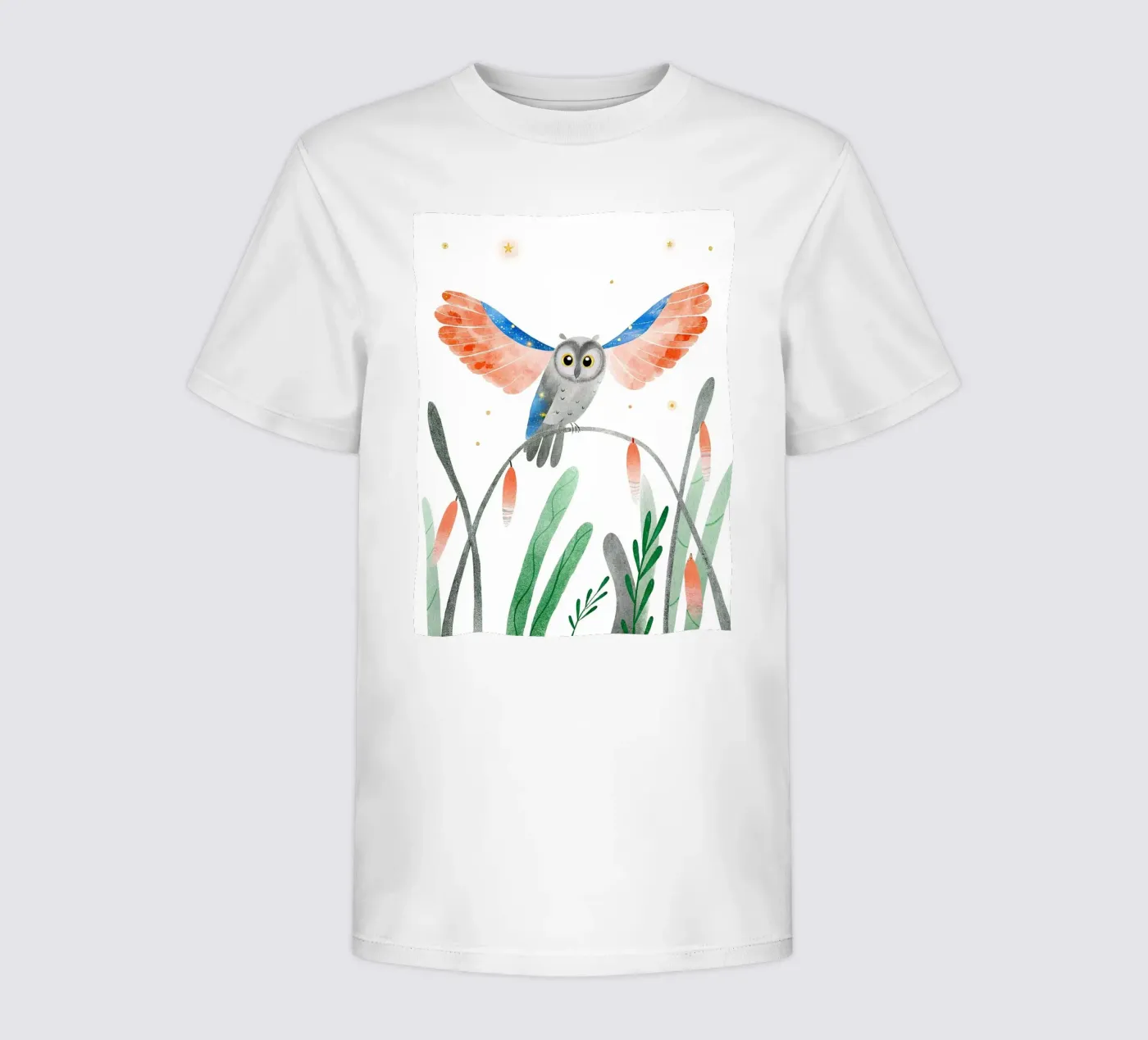 Gufo t-shirt bambini da 🐹 BABY ART PRINTS