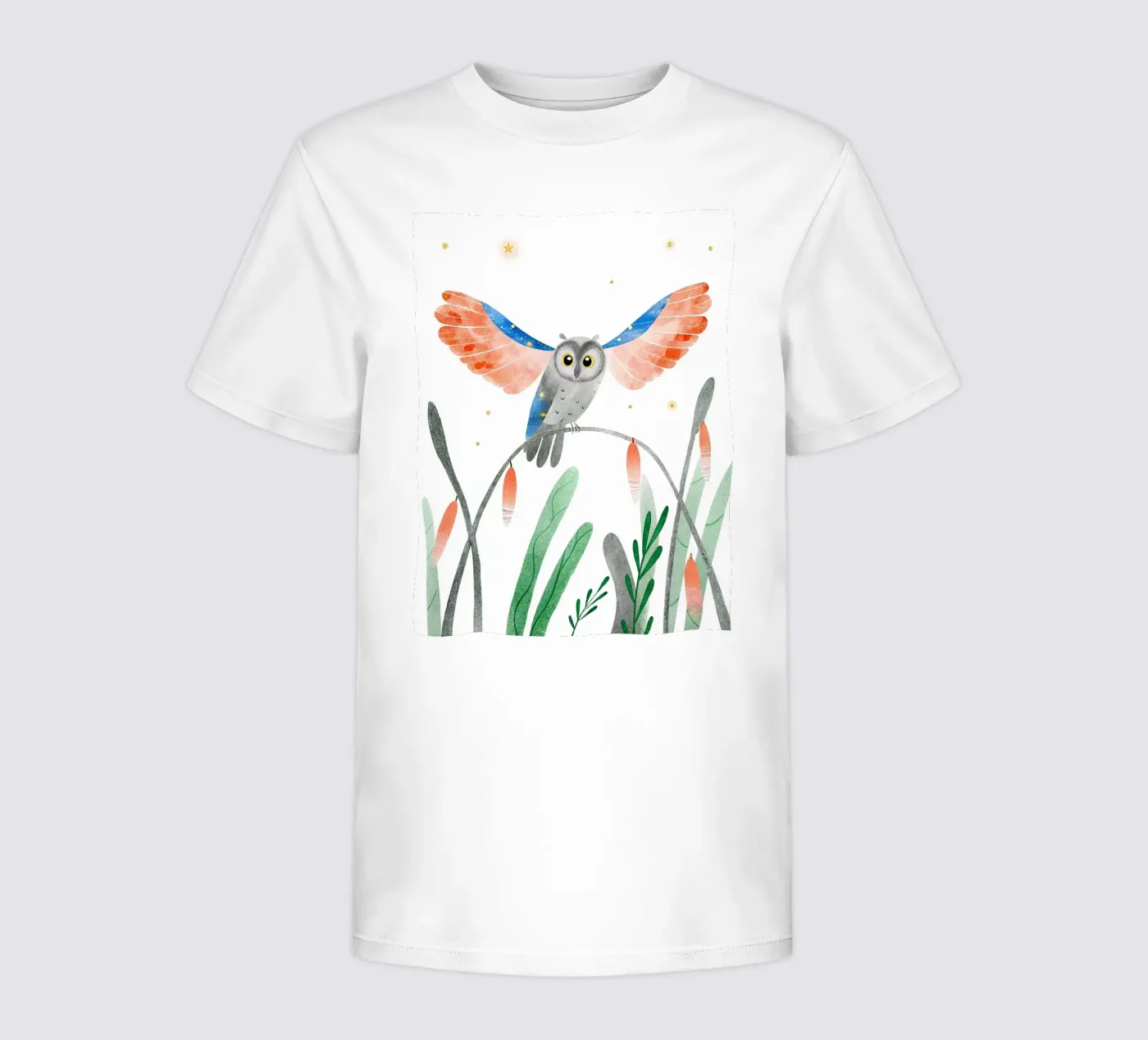 Gufo t-shirt bambini da 🐹 BABY ART PRINTS