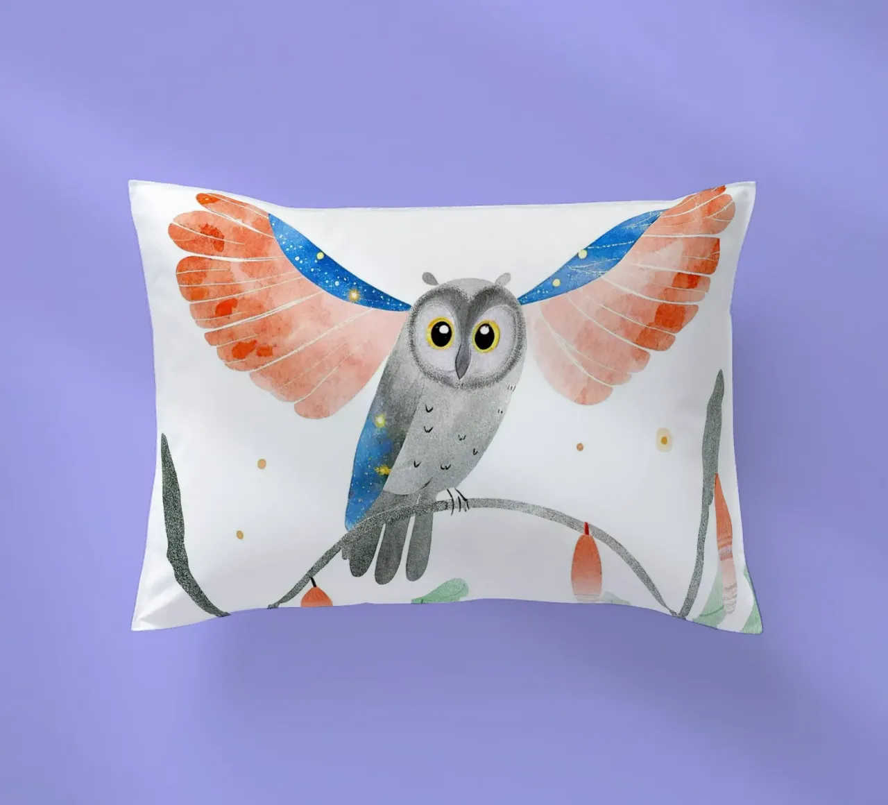 Gufo cuscino da BABY ART PRINTS