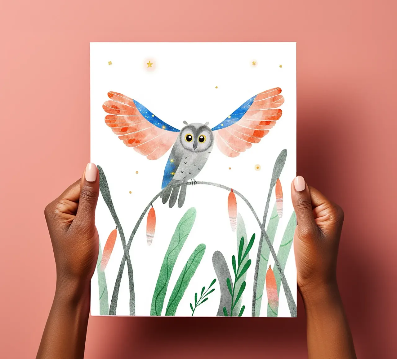 Owl sticker sheet by 🐹 BABY ART PRINTS