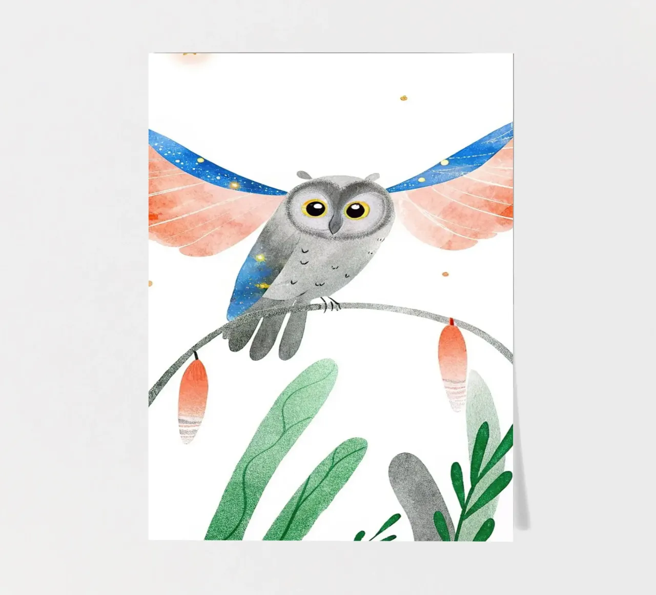 Owl sticker sheet by 🐹 BABY ART PRINTS