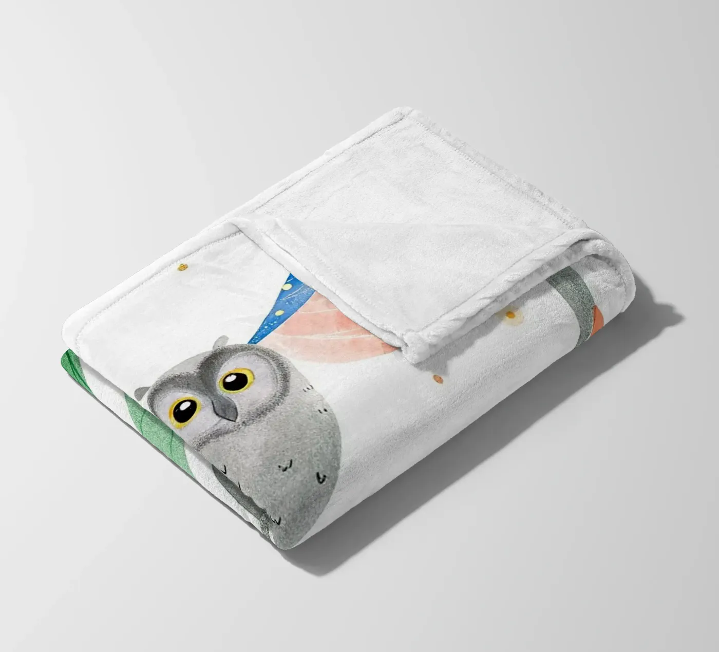 Owl coperta in pile da 🐹 BABY ART PRINTS