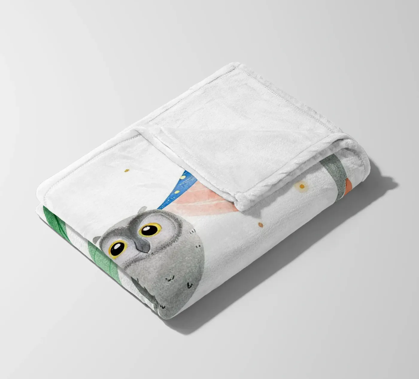 Owl coperta in pile da 🐹 BABY ART PRINTS