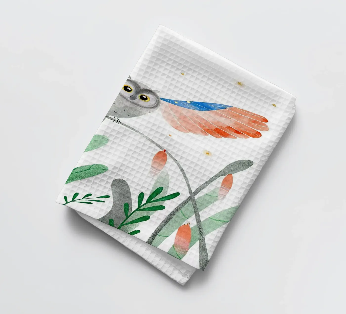 Eule Geschirrtuch von 🐹 BABY ART PRINTS