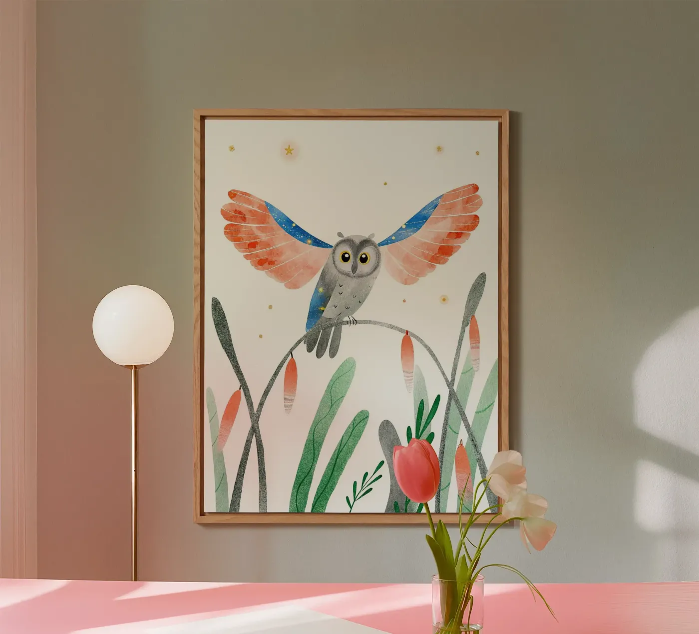 Eule Forex-Platte von 🐹 BABY ART PRINTS